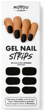 Gel Nail Strips Blackout